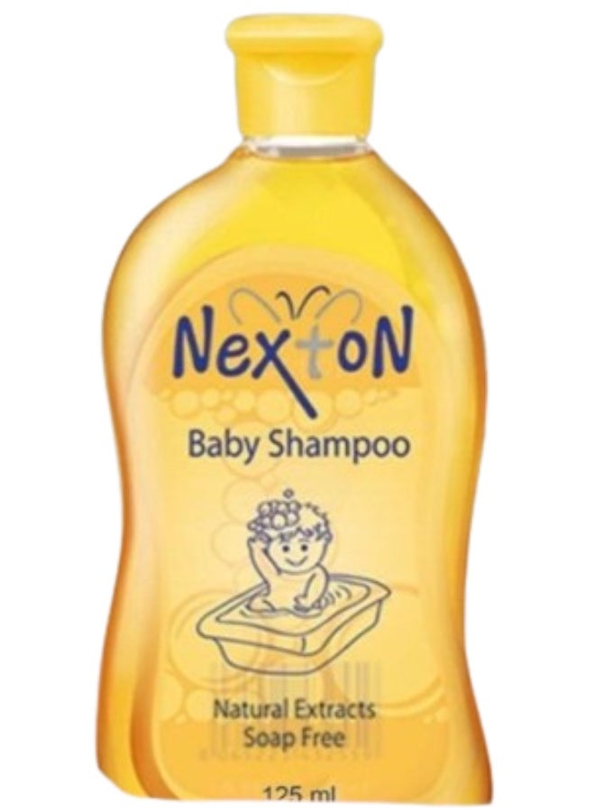 Nexton Baby Shampoo natural Extracts Soap Free 125ML - Image 1